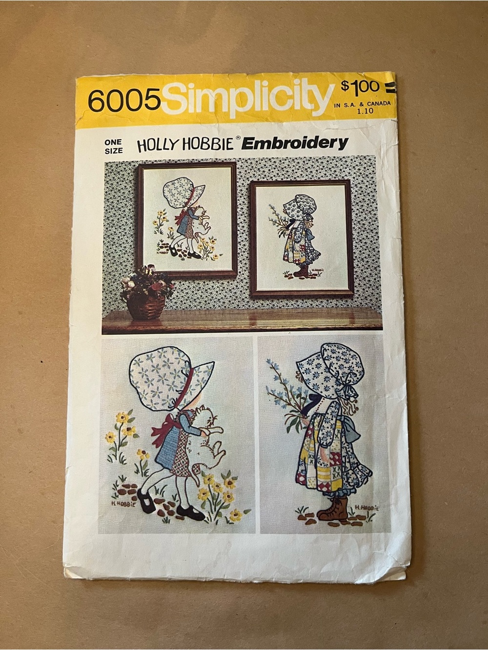 Simplicity Holly Hobbie Embroidery Transfers